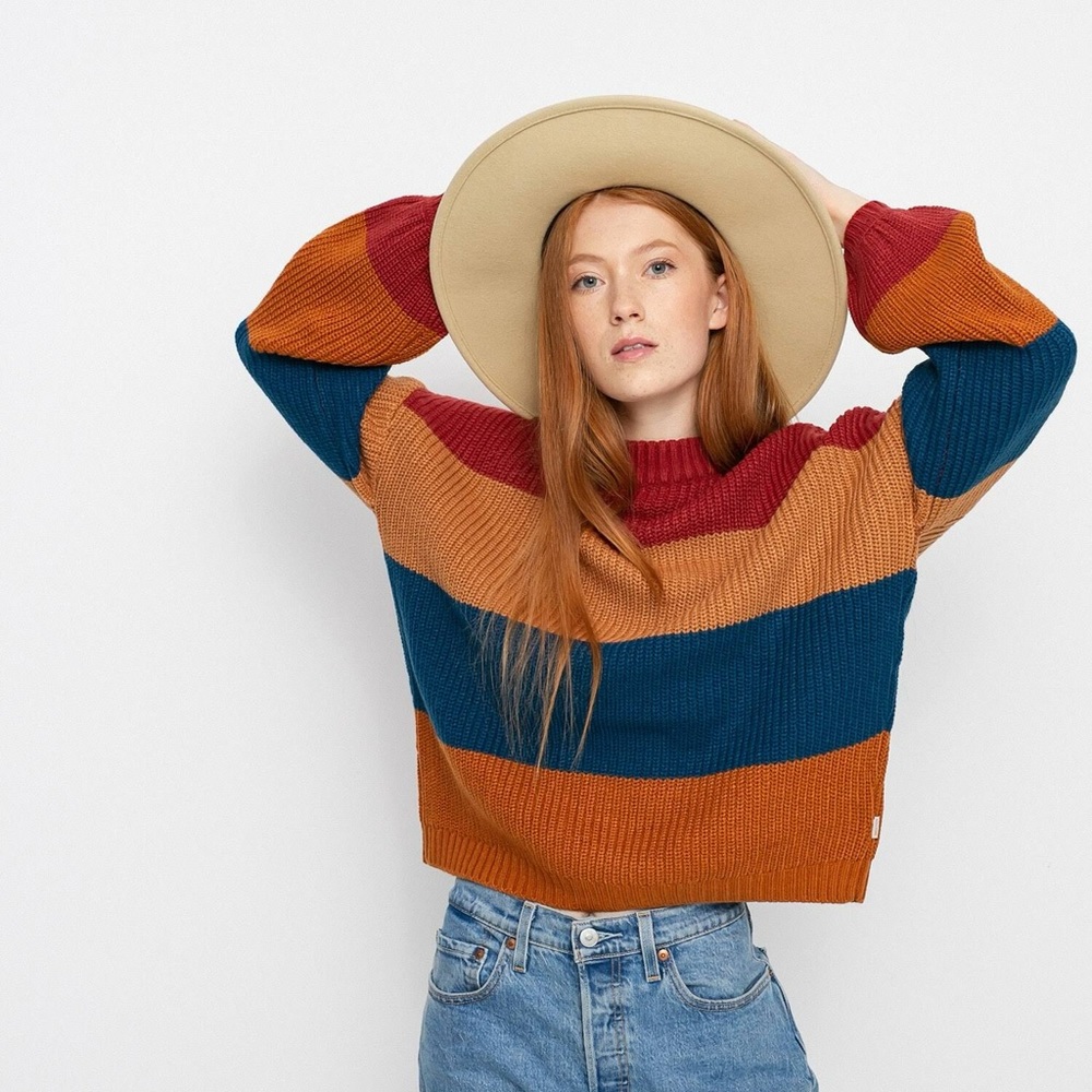 Striped Brixon Sweater XS